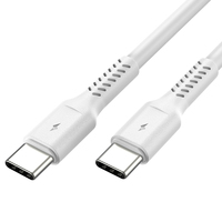 Kabel ponsel kuat diperkuat PD QC USB C ke C