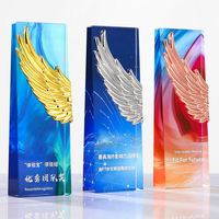 Offre Spéciale trophées de cristal en bois personnalisés pour faire des Souvenirs de récompense Honor Plaques en bois vierges de luxe