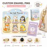 Épingles en émail souple de qualité supérieure, en gros, épingles en émail de dessin animé, directement de l'usine avec carte de support gratuite