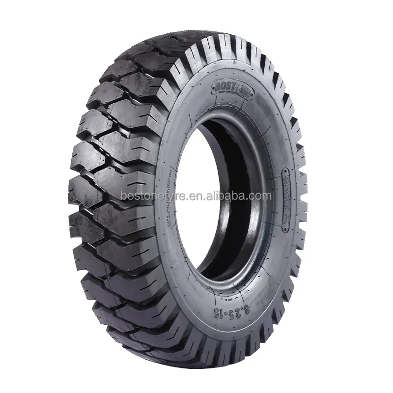 산업용 광산 지역에서 지게차 용 솔리드 타이어 8.25-15