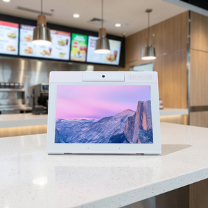 OEM Commercial L Shape 10.1 Inch Android Restaurant Ordering Tablet POE NFC Payment Kiosk for Restaurant - Product Image 1