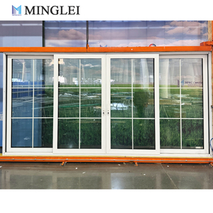 Portes coulissantes haute performance certifiées NFRC, isolation thermique, triple vitrage, porte coulissante en aluminium - Product Image 2