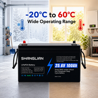 Batteries LiFePO4 Lithium-Ion 25,6V 100Ah en stock UE, 200Ah, 300Ah, 5kWh pour panneaux solaires domestiques, batteries rechargeables 24V de qualité RV Marine