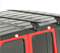 Porte-bagages en acier 4X4 pour Wrangler JK/JKU/JL Gladiator Caractéristiques Capacité Cadre et échelle
