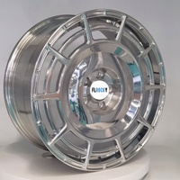 Jantes concaves Flrocky 17-22 en alliage d'aluminium chromé 5x114.3, jantes concaves 35 mm, construction de roue forgée, état neuf