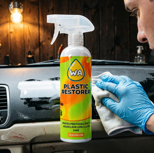 Agent <span class=keywords><strong>de</strong></span> Restauration Brillante pour Entretien Automobile OEM – Rénovateur Cuir, <span class=keywords><strong>Plastique</strong></span> et Pneus – Agent Nettoyant et Revitalisant pour Pièces en Caoutchouc et <span class=keywords><strong>Plastique</strong></span> - Product Image 1