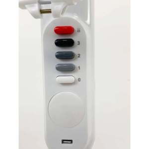 Ventilador de pedestal Solar Pan de 18 pulgadas con función recargable para el hogar - Product Image 6