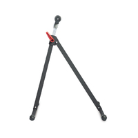 Support de rouleau en acier pliant à hauteur réglable pour supports de sortie dans le travail du bois dessus de rouleau de haute qualité