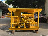 Machine à coulis intelligente à haut débit avec contrôle de pression variable (2-100 bars) et moteur de 20 CV pour un pompage efficace du mortier