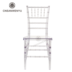 Fauteuil Chiavari <span class=keywords><strong>en</strong></span> Résine Transparente Effet Cristal pour Événements, Idéal Mariages, Hôtels, Vente <span class=keywords><strong>en</strong></span> Gros - Product Image 3