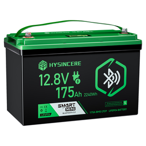 แบตเตอรี่ Smart <span class=keywords><strong>Mini</strong></span> <span class=keywords><strong>12V</strong></span> 175Ah LiFePO4 พร้อมบลูทูธ 5.0 หน้าจอ LCD แสดงความจุ 2240Wh 175A BMS LTCP สำหรับรถพ่วงพลังงานแสงอาทิตย์และเรือ - Product Image 5