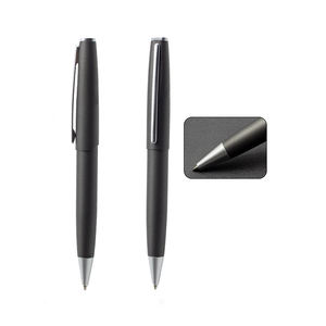Stylo bille en métal torsadé de haute qualité, fin et élégant, avec logo personnalisé, couleurs personnalisées, encre bleue/noire, pour entreprise, hôtel, promotionnel - Product Image 6