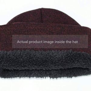 Ensemble de trois pièces en fibre acrylique personnalisée, épaisse et chaude, bonnet, écharpe, gants tricotés - Product Image 2