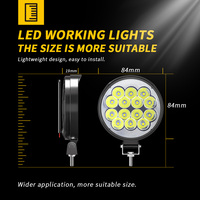 DXZ H-MINI-Y-3030-14 12-24V 3 pouces 42W Phare de travail LED tout-terrain certifié CE Garantie 1 an Nouvelle version améliorée pour camions 4x4