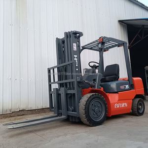 Second Hand 2.5Ton/3Ton/3.5Ton Low Hours Best Price HELI 30 <b>Mini</b> Diesel Forklift Offroad 1 Year Warranty - Product Image 4