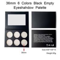 Vente en gros personnalisé haute Pigment étanche Flash 6 couleurs Palette de fard à paupières pour Private Label Palette de fard à paupières