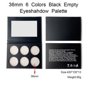 Vente en gros personnalisé haute Pigment étanche <span class=keywords><strong>Flash</strong></span> 6 couleurs <span class=keywords><strong>Palette</strong></span> de fard à paupières pour Private Label <span class=keywords><strong>Palette</strong></span> de fard à paupières - Product Image 2