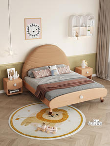 Bonne vente cadre Queen Size lits en bois lit simple lit de dessin animé mignon très adapté aux enfants enfants - Product Image 6