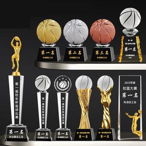 क्रिस्टल सबलिमिनेशन क्रिस्टल ग्लास ट्रॉफी पुरस्कार अनुकूलित बास्केटबॉल ट्रॉफी खेल पुरस्कार - Product Image 6