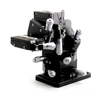 HM6 XYZ 6 axes combinaison assemblage étape de déplacement étape de réglage de Fixation de Table de scène manuelle avec bouton de tête micrométrique