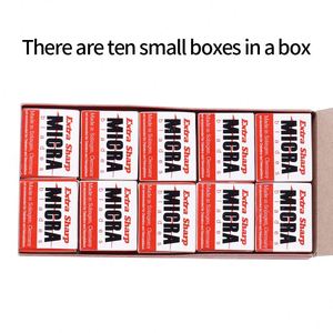 100 Piezas/caja de Herramientas para Uñas, Cuchillas para Pedicura, Cuchillas de Acero Inoxidable de Doble Filo para Eliminar Callos, Cuchillas de Afeitar MICRA - Product Image 3