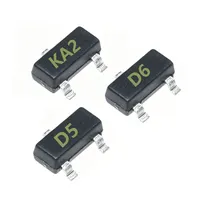 Diode SMD SOT23 MMBD4148A/MMBD4148CA/MMBD4148CC/MMBD4148SE 5H D6 D5 D4 KA2, 100 pièces, diode de commutation par patch