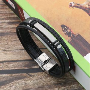 Haute Qualité De Luxe En Cuir PU Métal Hommes <span class=keywords><strong>Montre</strong></span> Bracelets Chaînes En Gros Multi Modèles <span class=keywords><strong>Bracelet</strong></span> En Acier Pour Montres - Product Image 4