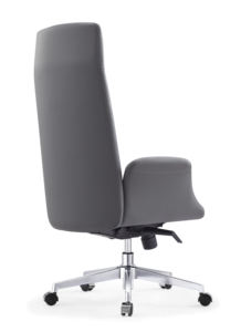 เก้าอี้ผู้บริหารหนังพรีเมียม ดีไซน์ตามหลักสรีรศาสตร์ พนักพิงสูง พร้อมรองรับหลังส่วนล่าง และหมุนได้ 360 องศา °   หมุนได้ - Product Image 5