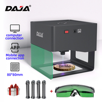 Mini Máquina de Grabado y Corte Láser Inteligente Automática de Escritorio para Madera, Acrílico, Plástico, Cuero y Procesamiento de Artesanías