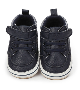 เด็กทารกแรกเกิด เด็กวัยหัดเดิน รองเท้าผ้าใบลำลอง สวมใส่สบาย พื้นผ้าฝ้าย กันลื่น แห้งเร็ว รองเท้าคู่แรก - Product Image 1