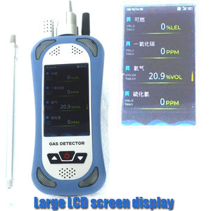 Büyük dedektif taşınabilir çok gaz dedektörü için yanıcı/toksik/zararlı gazlar oksijen algılama ışık alarmı 3.7V 5600mAh pil - Product Image 5