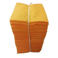 Chiffon de nettoyage compostable en forme de gaufre, serviette Shammy, écologique, super absorbant, avec logo personnalisé, Shammy perforé à l'aiguille