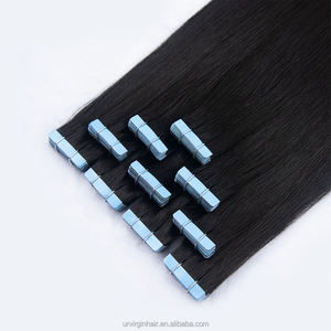 Extensions de cheveux humains en ruban adhésif Yuanzhen, cheveux humains russes naturels, cuticule complète, super double trame, Remy - Product Image 5