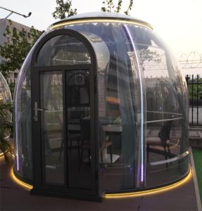 Maison <span class=keywords><strong>Bulle</strong></span> PC Isolée Moderne en Forme d'Ellipse pour Glamping Hôtelier Quatre Saisons Utilisation Extérieure - Product Image 2