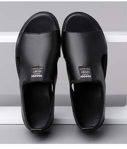 Sandales souples de style romain, chaussures de plage respirantes, résistantes aux odeurs, semelle souple, décontractées, antidérapantes, à enfiler, chaussures <span class=keywords><strong>Sketchers</strong></span> pour hommes - Product Image 2