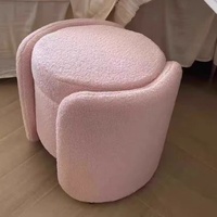Banc de rangement capitonné en tissu, style luxe léger, en bois, pour chambre, entrée, magasin de vêtements - Banc à chaussures domestique
