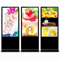 Totem de publicité d'écran LCD tactile capacitif de système d'Android/PC d'intérieur de plancher de 75 pouces pour des ascenseurs Poster numérique
