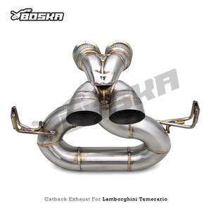 Silenziatore Posteriore BSK per Lamborghini Temerario V8 4.0T 2025-2026, Nuovo Sistema <span class=keywords><strong>di</strong></span> Scarico Boska con Tubi SUS304 e Suono Dinamico - Product Image 4