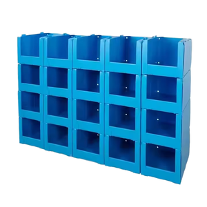 Contenitori in Plastica Corrugata Personalizzati con Rivestimento UV/Stampa Serigrafica, Scatole Riciclabili Modello Corruone per Magazzino - Product Image 1