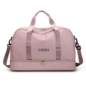 Sac de voyage et de sport grande capacité, étanche, pour tapis de yoga, avec compartiment à chaussures, personnalisable avec logo - Product Image 1