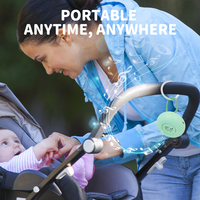 Nouvelle conception Machine à sons pour bébé avec chansons apaisantes, détecteur de pleurs, machine à bruit blanc portable pour enfants sensibles