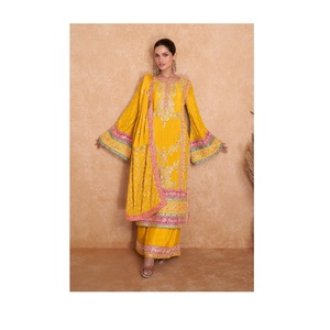 Chinon lourd avec séquence et broderie de Codding Costume Salwar pour femme disponible à un prix abordable - Product Image 1