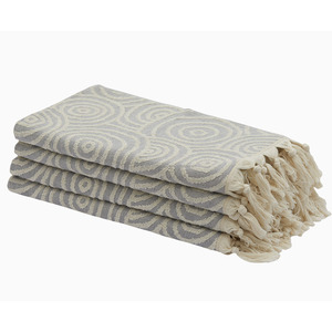 Set of 4 Turkish Terry Hand Kitchen Small <b>Towel</b>, Peshkir, Pestemal Farmhouse Decorative Hand <b>Towels</b> New Style Quick Dry Rustic - Product Image 1