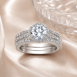 Elegant Engagement Ring for Women European American Bridal Fashion Finger Jewelry - Product Image 4