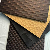 Panel Decorativo 3D con Textura Grabada CNC, Personalización de Fábrica, para Pared de Recepción de Hotel
