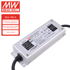 Meanwell 150W 24V <span class=keywords><strong>Dimmable</strong></span> <span class=keywords><strong>LED</strong></span> Điều Khiển Với Trường Hợp Kim Loại Chống Thấm Nước IP67 HL-150H-24B <span class=keywords><strong>LED</strong></span> Cung Cấp Điện - Product Image 1