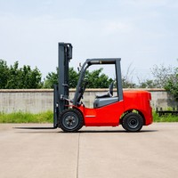 Chariot élévateur électrique 3 tonnes HL à batterie lithium, triple mât, pneus pleins, pour entrepôt intérieur