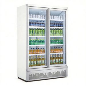 Vitrine réfrigérée commerciale pour boissons avec refroidissement par air pour restaurants et supermarchés, réfrigérateur de vente au détail intégré - Product Image 3