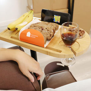 <span class=keywords><strong>Table</strong></span> <span class=keywords><strong>basse</strong></span> et <span class=keywords><strong>table</strong></span> d'appoint télescopique en bambou moderne, support de rangement pour baignoire portable, hauteur réglable, meubles de salon - Product Image 5