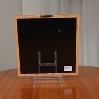 Neture NP1035 New Design 3D Casting Baby Handprint & Footprint Wood Crystal Photo Frame